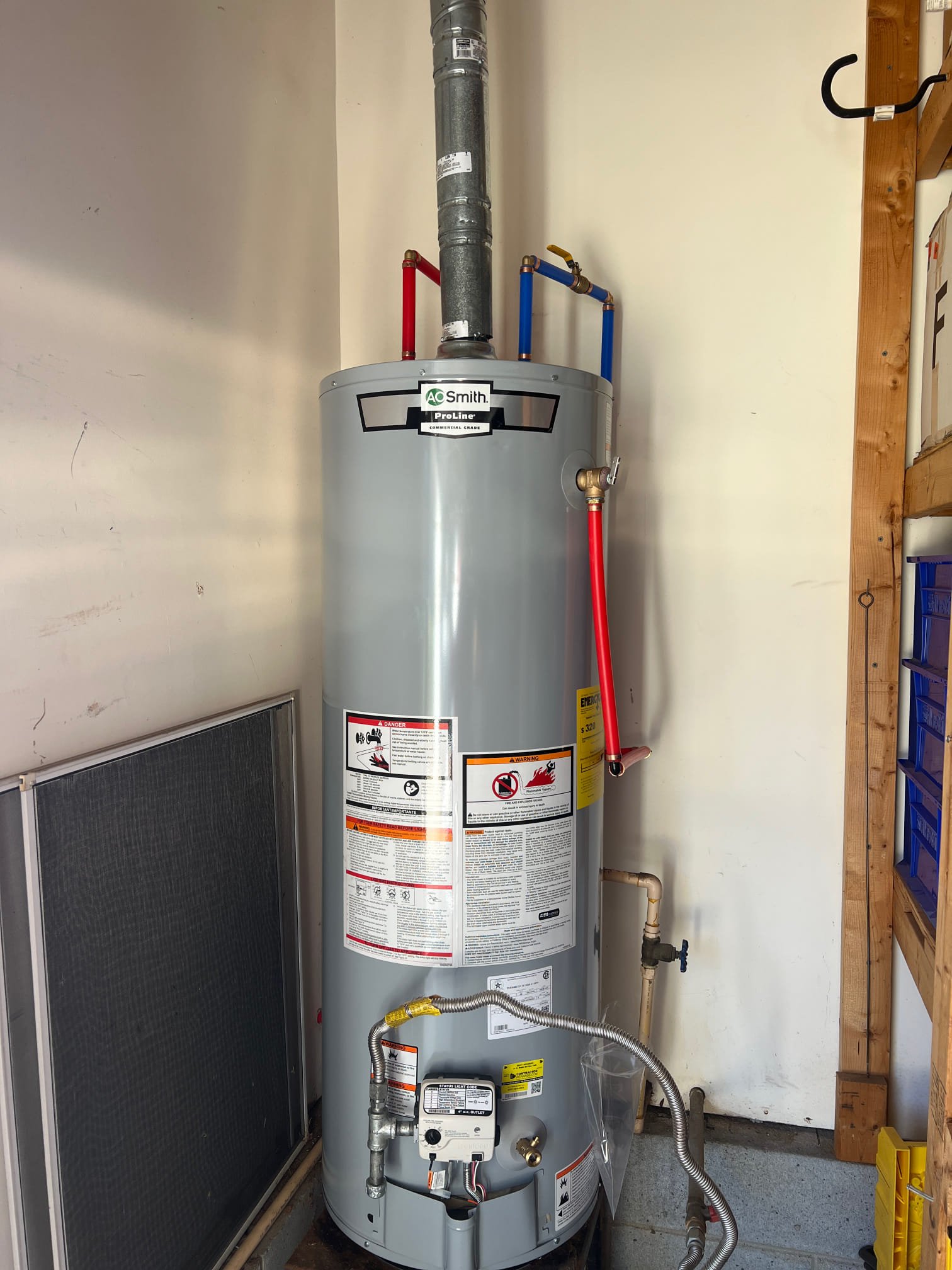Traditional Tank Water Heater Installation